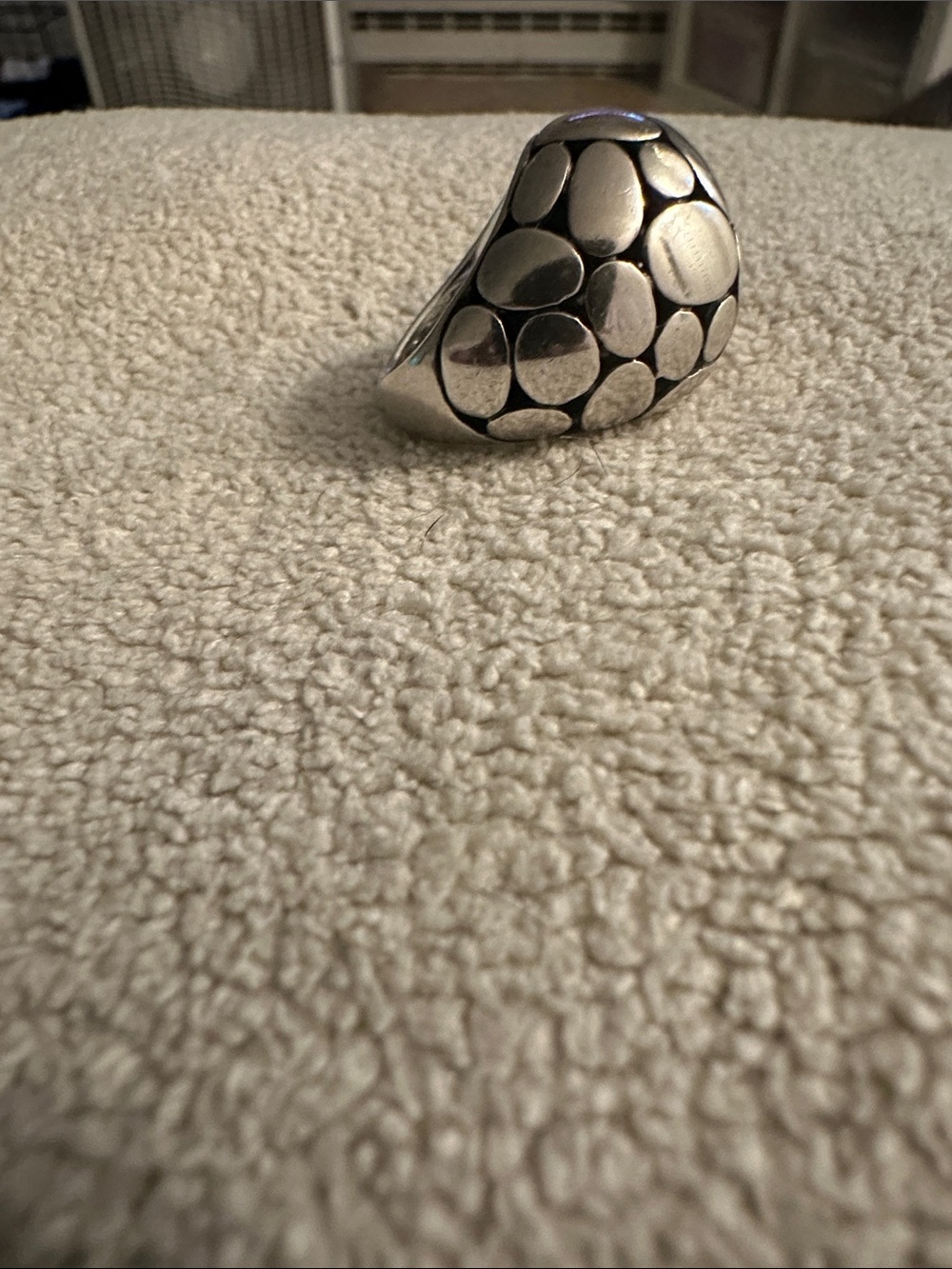 Silver Decorative Pebble Accent - Home Accents - Picture 3 of 4